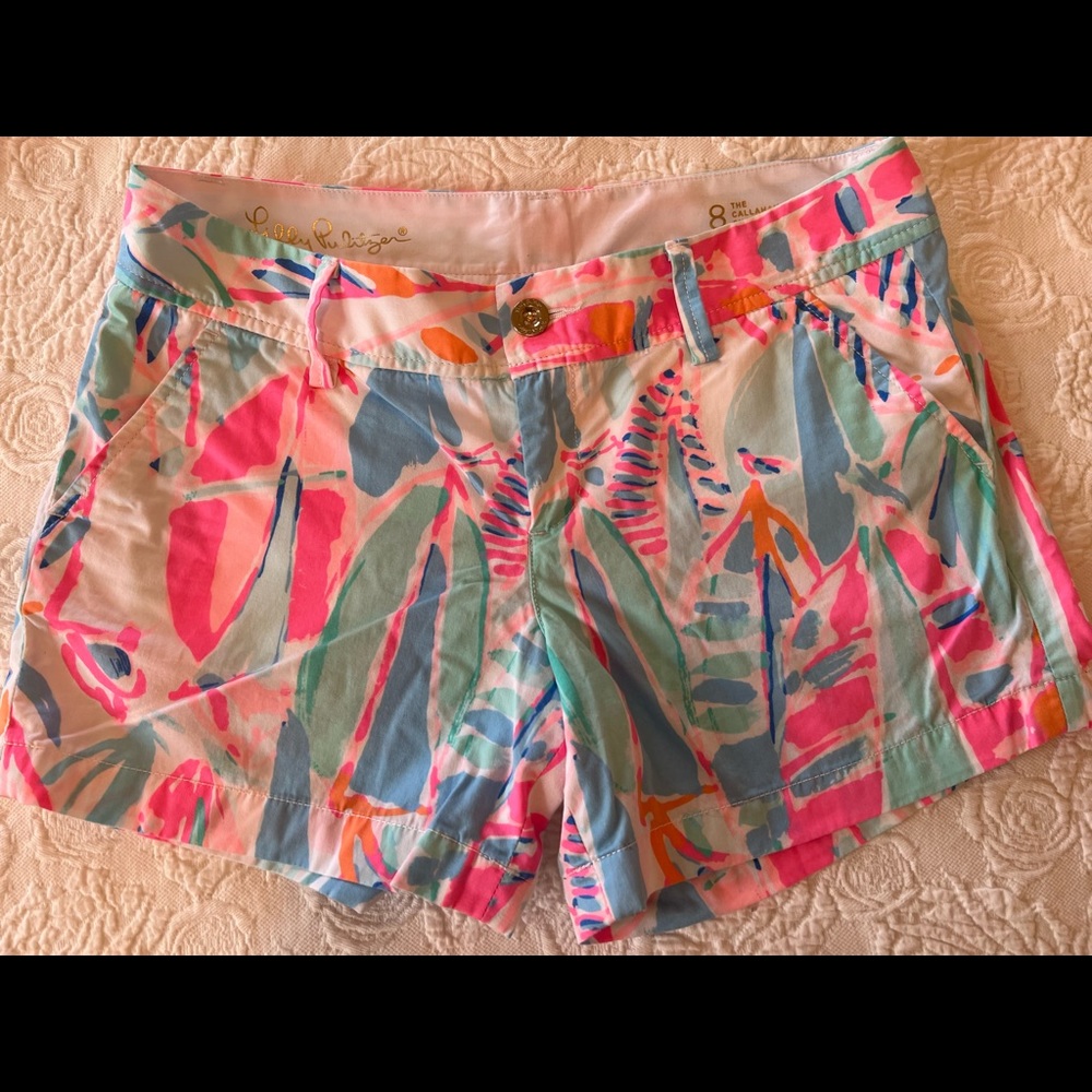 Lilly Pulitzer Callahan shorts Out to Sea 8